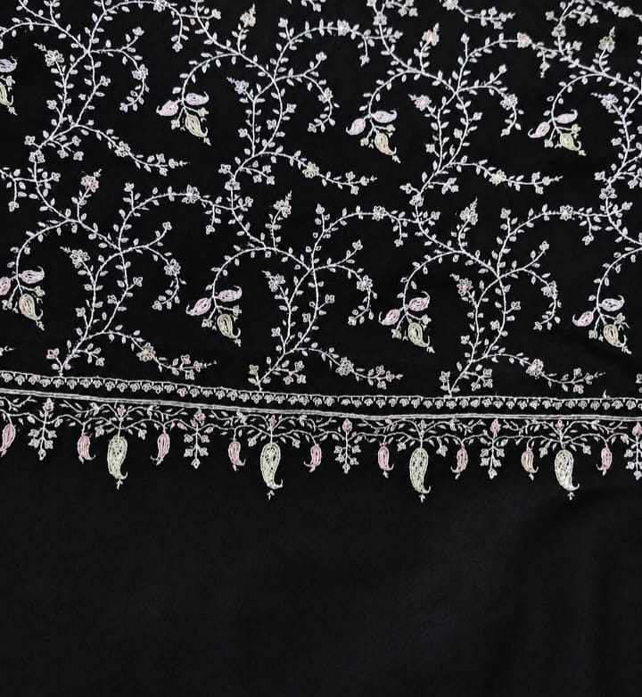 Kashmiri Shawl Black